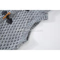 Cardigan à capuche et poche en tricot pour femmes